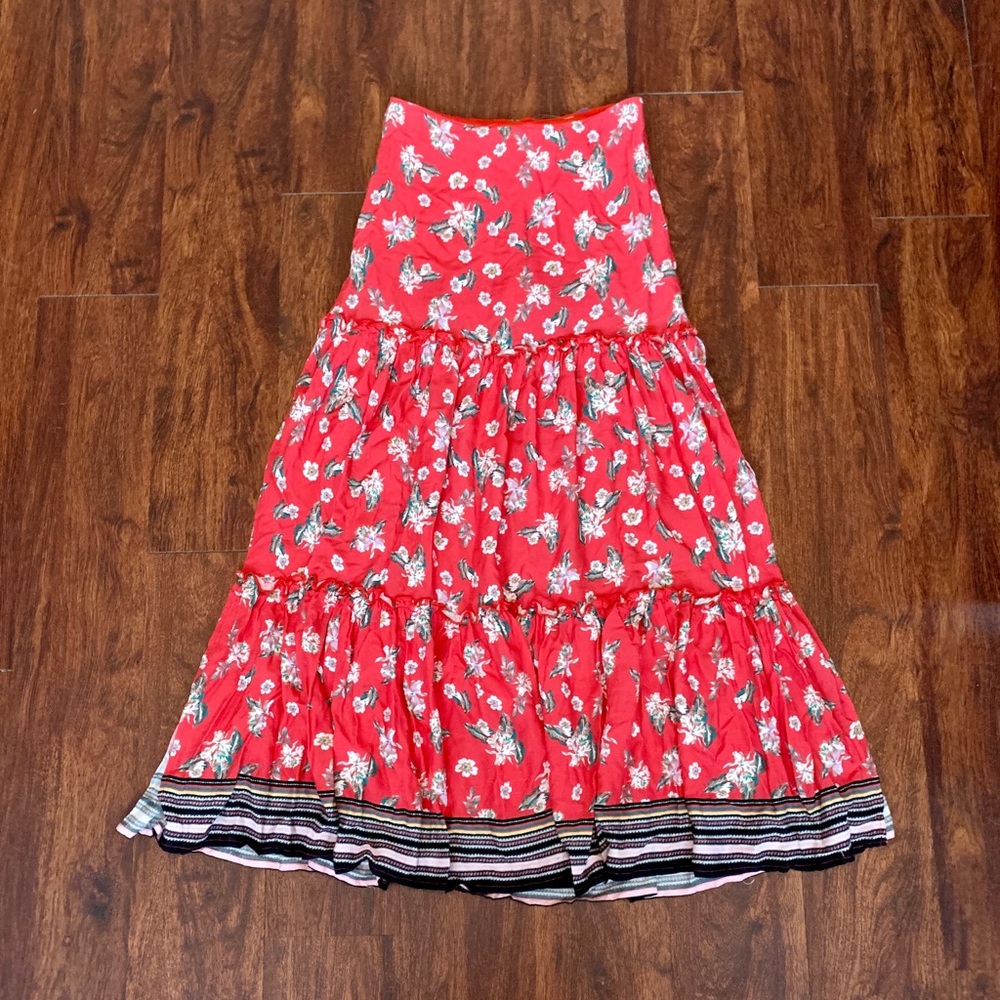 Love, Fire Boho Maxi Skirt w/side Slits🌺